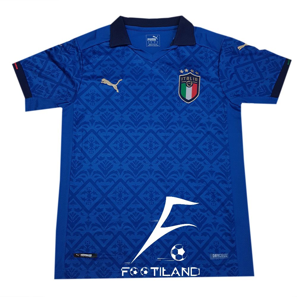 لباس تیم ملی ایتالیا 2020 به رنگ آبی پر رنگ