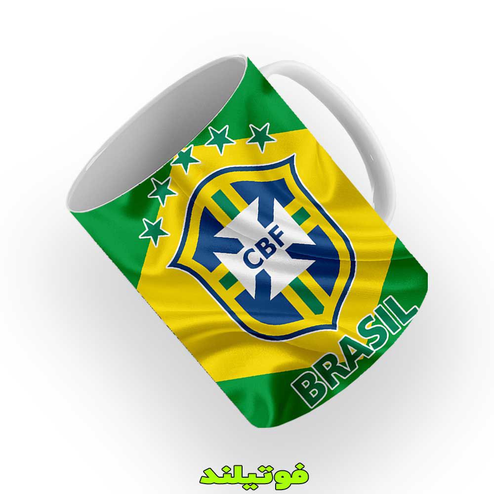 لیوان تیم ملی برزیل طرح 1